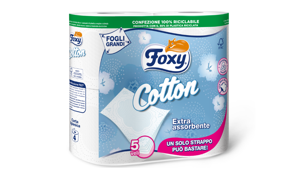 Foxy Carta igienica Cotton 5 VELI 