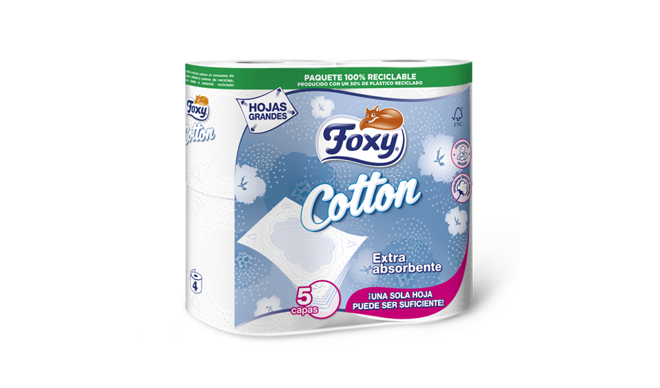 Foxy Cotton Foxy Cotton Papel Higiénico