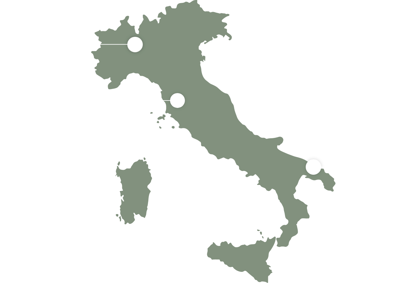 mosaico verde mappa